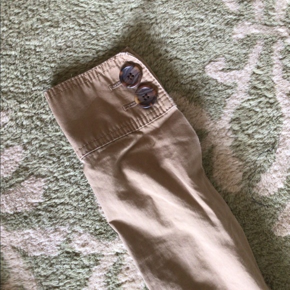 Banana Republic Tan Cotton Military Jacket - Picture 3 of 8